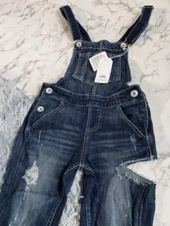 GYDA未使用。タグ付き 値下げ可SIDE RIPPEDスキニーデニムサロペ