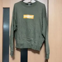 moussy オリーブグリーン トレーナー