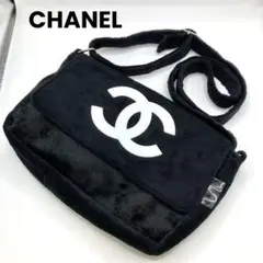【美品】CHANEL シャネル　ノベルティ ショルダーバッグ　ハンドバッグ　黒