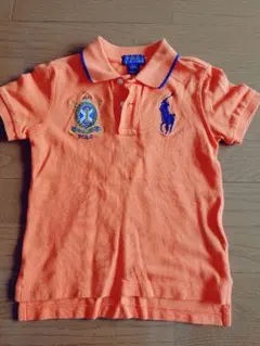 110 Polo Ralph Lauren オレンジ ポロシャツ 4T
