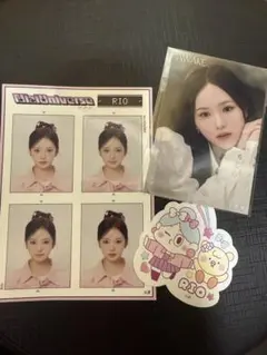 NiziU ポップアップストア　ランダムステッカーセット　リオ