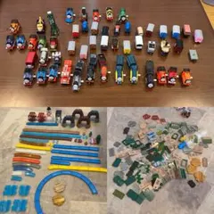 【大容量まとめ売り】カプセルプラレール トーマス　車両とレールパーツセット