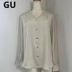 お値下げ！セレモニーに◎GUジーユー　Ｖネックブラウス　とろみブラウス