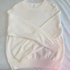 【ユニクロ】プレミアムラムクルーネックセーター