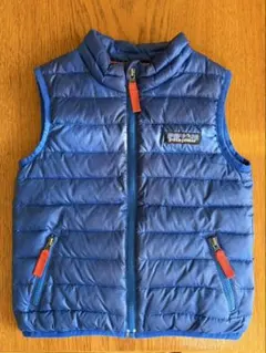 patagonia ダウンベスト 青　2T