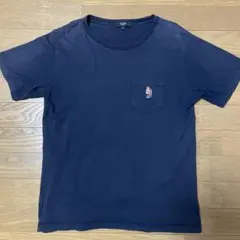 BEAMS ネイビー ポケットTシャツ M