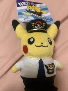 ポケモン ぬいぐるみ ピカチュウ パイロットピカチュウ 成田空港 限定 タグ付き