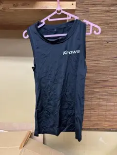 Knowsインナー ノースリーブ ブラック S サッカー
