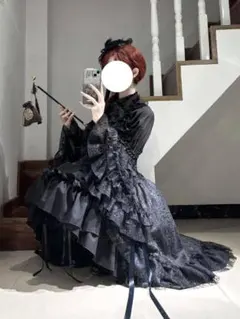 h.NAOTO FRILL ゴスロリ　ロリータ JSK h.NAOTO FRILL ゴスロリ ロリータ JSK - メルカリ