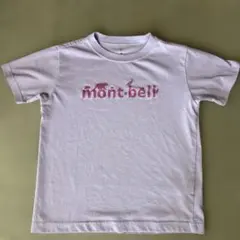 mont-bell アニマルプリント Tシャツ ライトパープル 140のサムネイル