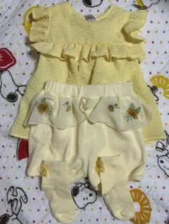 チュニックトップスとひまわり柄のショートパンツのセット⭐︎95センチ