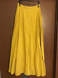 【美品】NOLLEY'S コットン　ロングフレアスカート