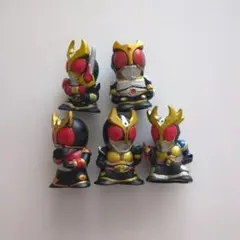 仮面ライダー クウガ アギトミニフィギュア 指人形 5体 まとめ売り
