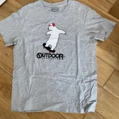 OUTDOOR PRODUCTS Tシャツ グレー クマ スケートボードのサムネイル