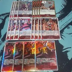 ワンピースカードゲーム　神の島の冒険　クリークSR 赤R4コンセット