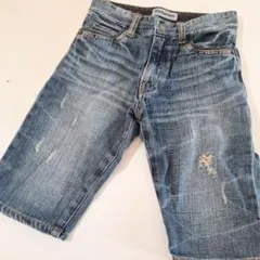 Sirmione デニムハーフパンツ ライトブルー