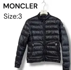 MONCLER/ACORUS/ダウンジャケット/Size3/BLK/無地