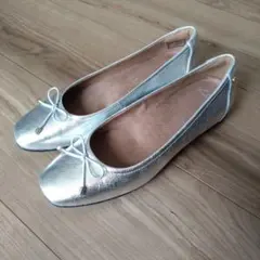 Clarks クラークス　スクエアトゥバレーシューズ　22.5