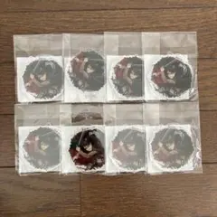 進撃の巨人 キャラ福くじ オンライン アクリルキーホルダー エレン 8点セット