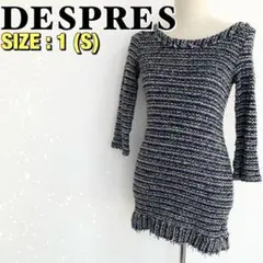 DESPRES デプレ ワンピース サイズ1(S)ネイビー軸カラフルのサムネイル