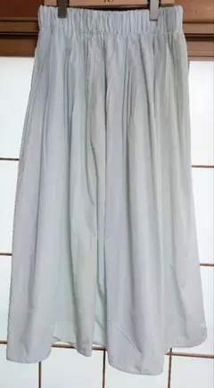 UNIQLO　ユニクロ　ボリュームギャザースカート　M　ライトブルー