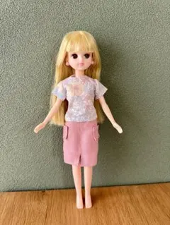 832【復刻版初代リカちゃん】ドット柄ピンクのふんわりかぼちゃパンツ 832【復刻版初代リカちゃん】ドット柄ピンクのふんわりかぼちゃパンツ