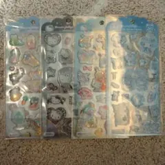 サンリオ　ドロップジェリーシール　はぴだんぶい　ギャルキティ　集合　メロクロ