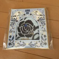 【新品未使用】ANNA SUI バラ刺繍ハンカチ