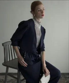 BONLECILL noir オールインワンパンツドレス セットアップドレス