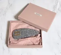 miumiu シェブロン ウール シュシュ - メルカリ