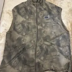 迷彩柄 ジップアップベスト Mサイズ