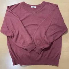 Vネックプルオーバー エンジ サマンサモスモス SM2