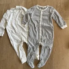 未使用品babyGap 足付ロンパース 9-12カ月2枚セット
