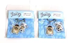 【新品2個セット】furby ファービー 3連 アクリルキーホルダーのサムネイル