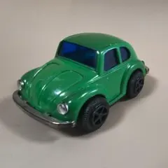 イチコー・ミニカー・ワーゲン グリーン 昭和レトロ 当時物 ブリキのおもちゃのサムネイル