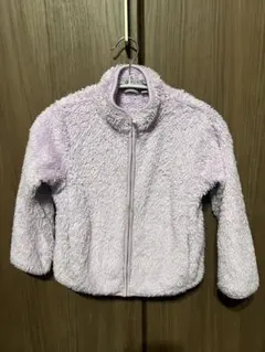 UNIQLOユニクロ　フリースジャケット 120サイズ 薄紫ラベンダー