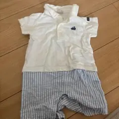 petit main ポロシャツロンパース