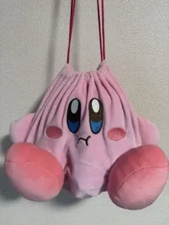 s*.様 星のカービィ のびる巾着 ホバリング ピンク 小物入れ ポーチ