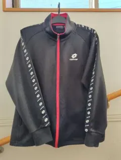 LOTTO 　セットアップジャージ LLサイズ　 ブラック/レッド