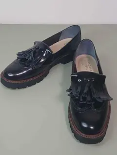極美品☆ MARGARET HOWELL 厚底 タッセルローファー 24cm