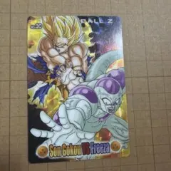 当時物】ドラゴンボールZ グミカード No.30 孫悟空 vs フリーザ 3D