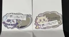 ちいかわ　てんし♡あくま　トレーディングミラーステッカー　モモンガ　シーサー