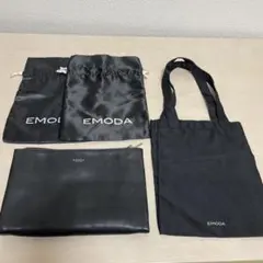 EMODA ポーチ　トート４点セット　新品中古ミックス