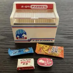 リーメント ぷちサンプル 本日開店コンビニ ⑦アイスクリーム冷凍庫 ミニチュア