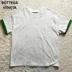 【美品】 BOTTEGA VENETA レイヤード Tシャツ ホワイト グリーンのサムネイル