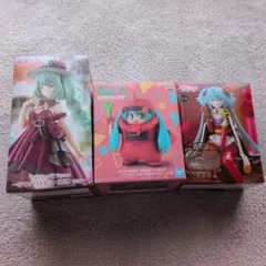 【大人気3点セット】初音ミク フィギュア まとめ売り