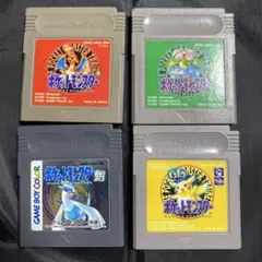 【動作確認済み】ゲームボーイ　ポケモン　ソフト4本セット