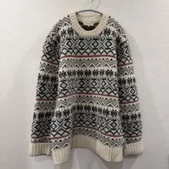 PAUL & JOE ノルディック柄 ニット セーター XLのサムネイル