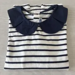 jacadi ストライプ 長袖カットソー 8A