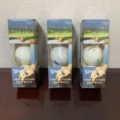SPALDING カスタムゴルフボール 3個入3箱